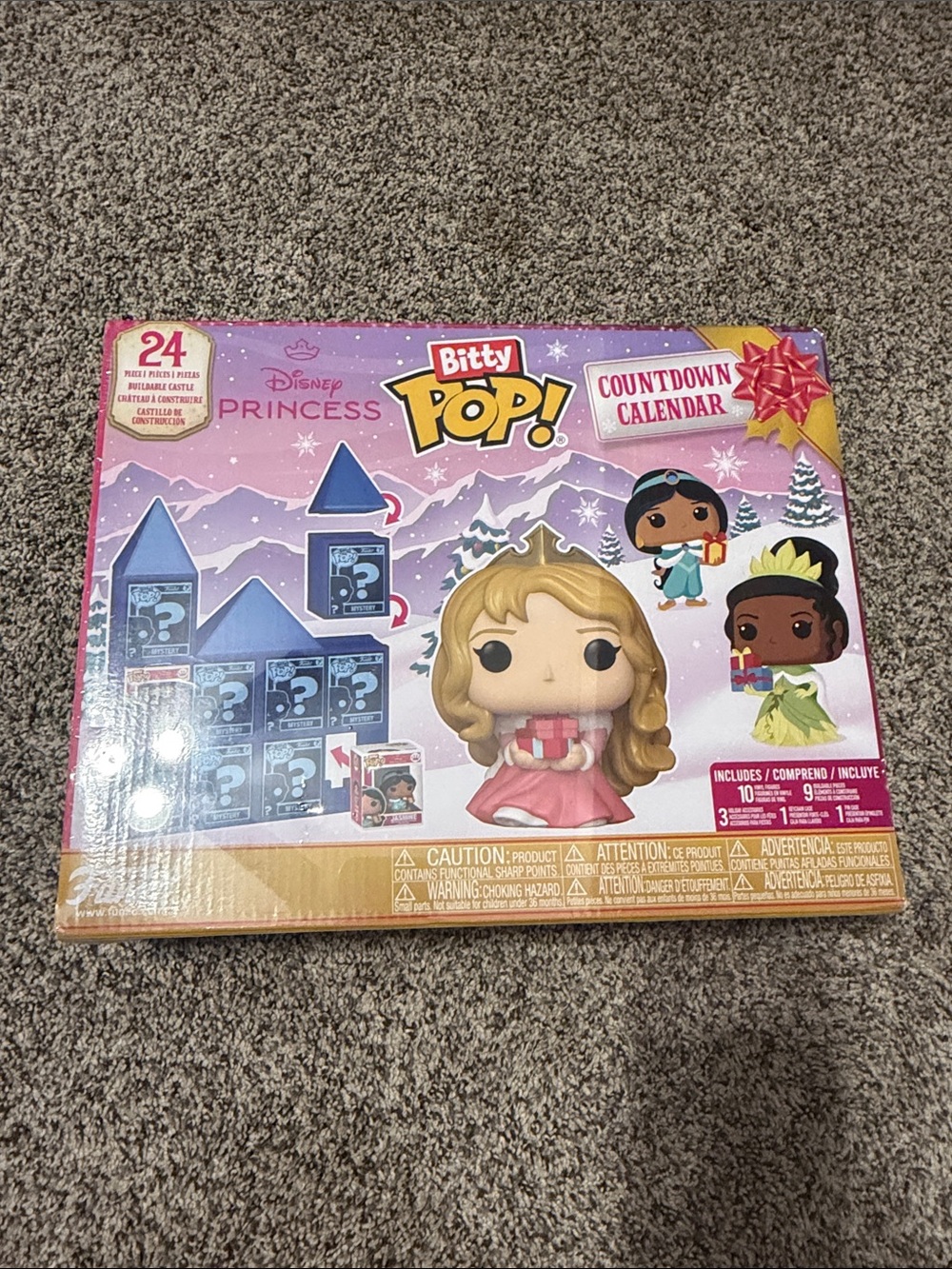 NWT New Funko Bitty Pop! Disney Princess Countdown Calendar Christmas Gifts